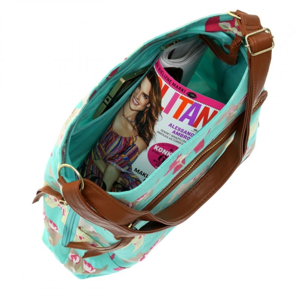 Hundeshop Barock Dog Umhängetasche mit Hundemotiv Minze