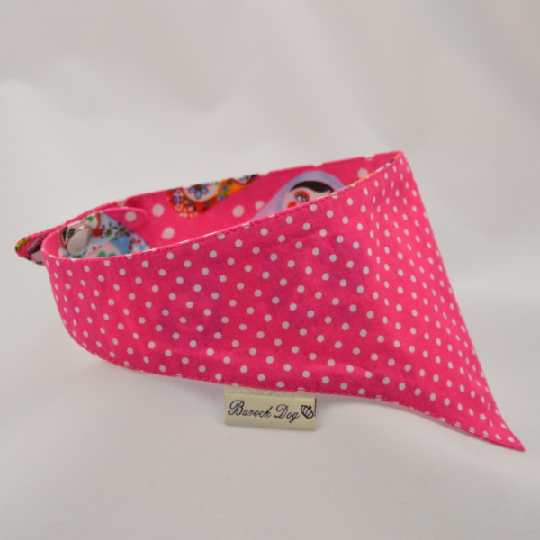 Hundeshop Barock Dog Hundehalstuch Pink Matroschka