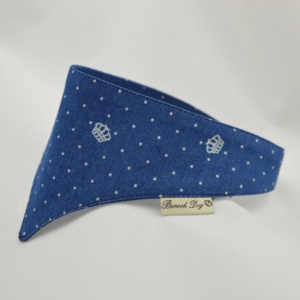 Hundeshop Barock Dog Hundehalstuch Blue Crown