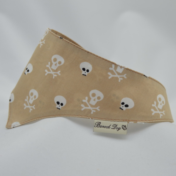 Hundeshop Barock Dog Hundehalstuch Pirate Beige