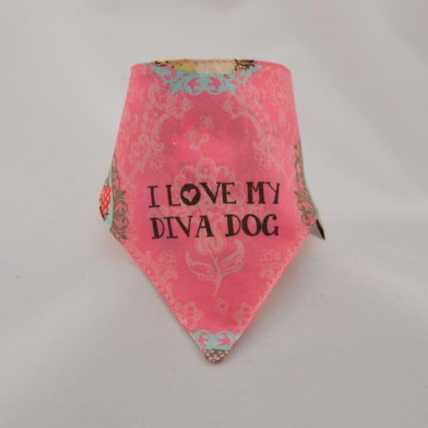 Hundeshop Barock Dog Hundehalstuch Chihuahua Rosa