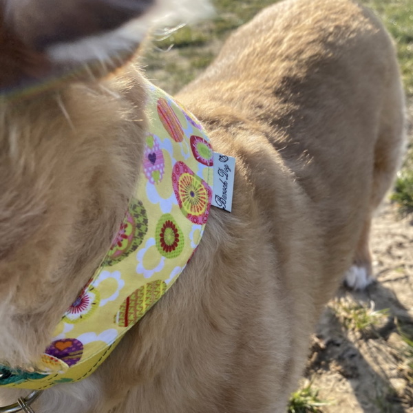 Hundeshop Barock Dog Hundehalstuch Yellow Easter