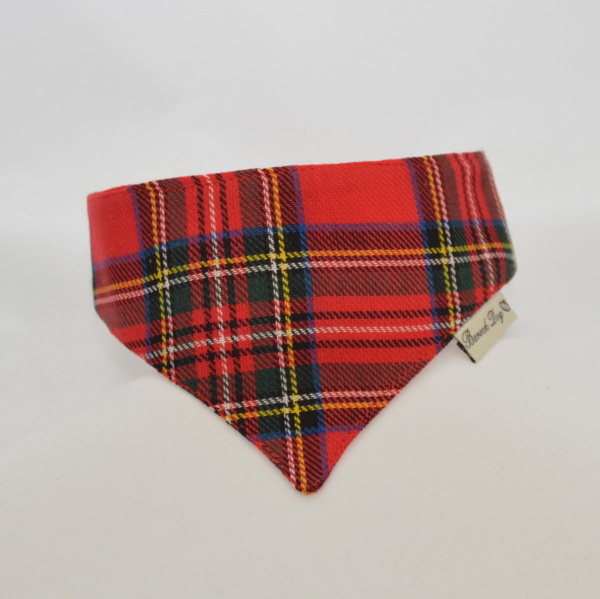 Hundeshop Barock Dog Hundehalstuch MacDog Tartan Red