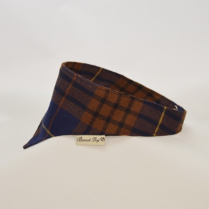 Hundeshop Barock Dog Hundehalstuch MacDog Tartan Blue/Brown