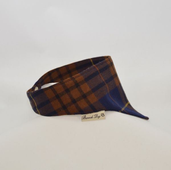 Hundeshop Barock Dog Hundehalstuch MacDog Tartan Blue/Brown
