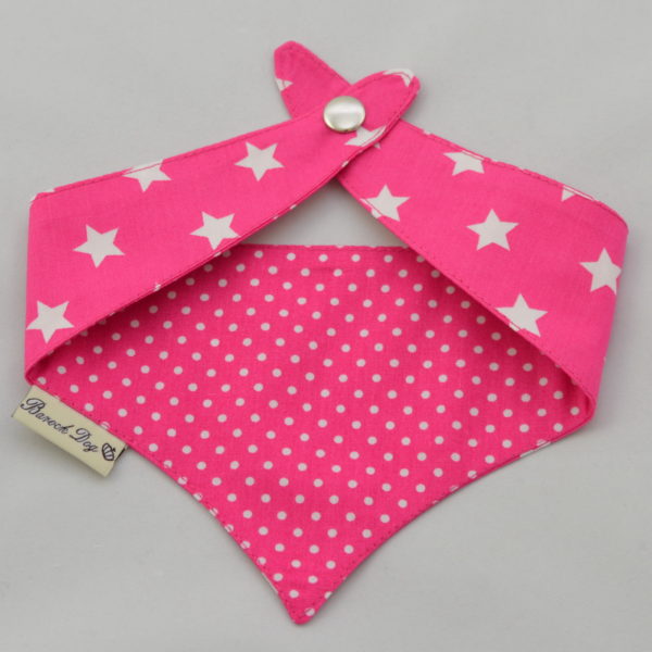 Hundeshop Barock Dog Hundehalstuch Starry Pink Dotty